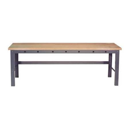 Work Station With Front Power Apron, 84