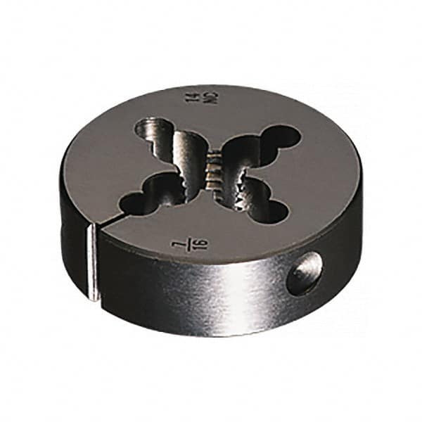 Round Die: 3/8-24, 38 mm OD, High Speed Steel MPN:400450