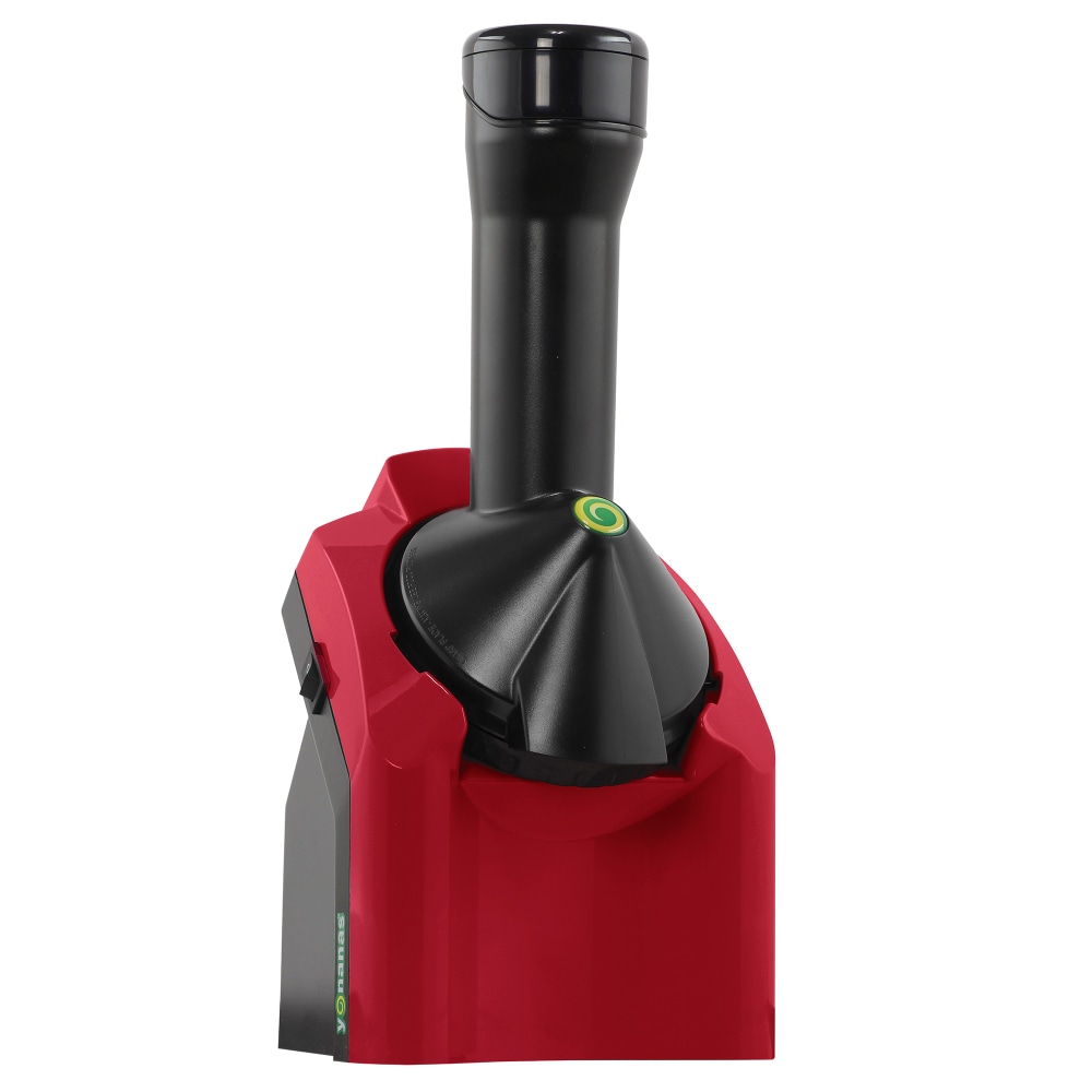 Edgecraft Yonanas Classic Vegan Non-Dairy Frozen Fruit Soft Serve Dessert Maker, 6-3/16in x 13-13/16in x 7-9/16in, Red MPN:IC0902RD13