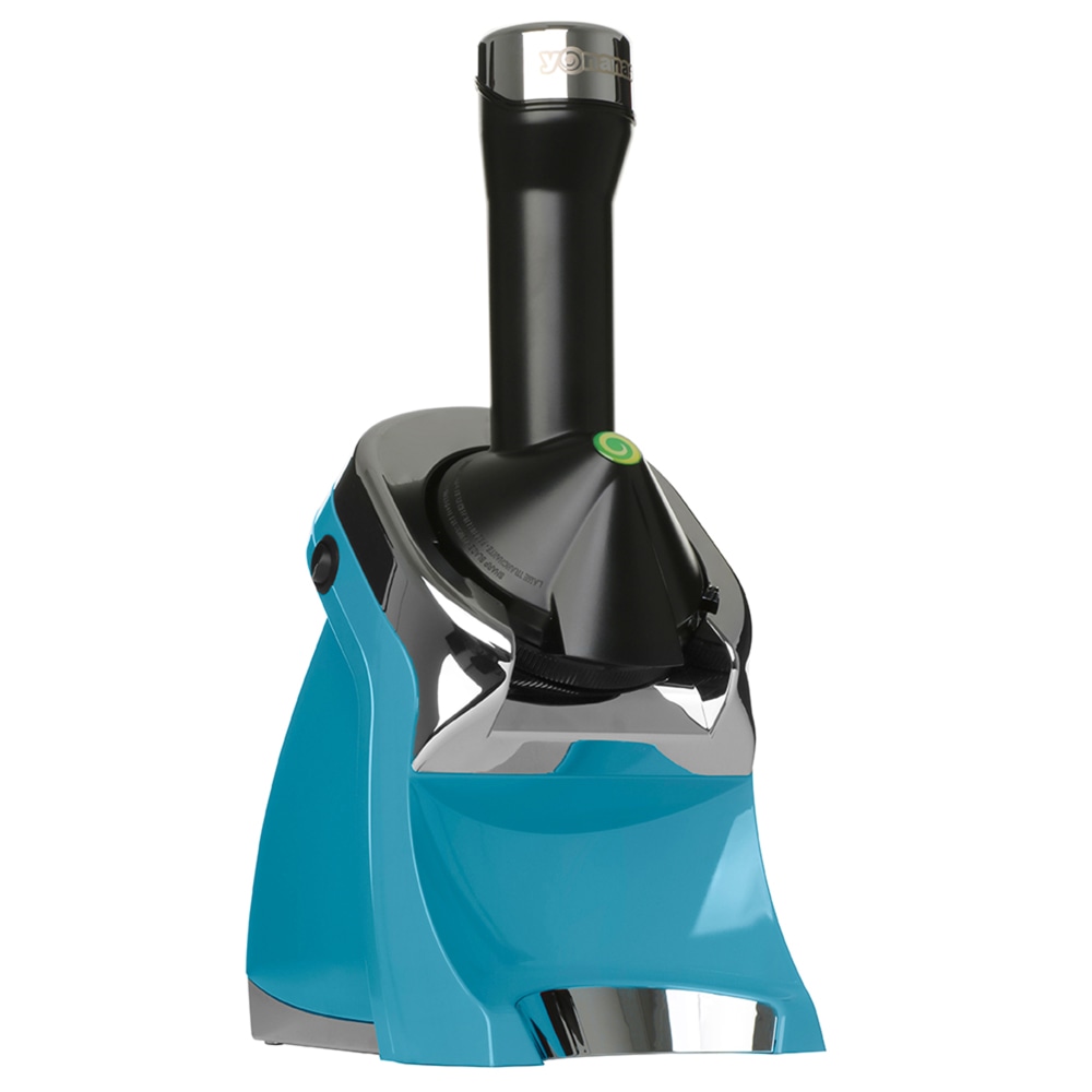 Edgecraft Yonanas Deluxe Non-Dairy Frozen Fruit Soft Serve Dessert Maker, 10-1/4in x 15-5/8in x 6-1/2in, Teal MPN:IC0988TL13