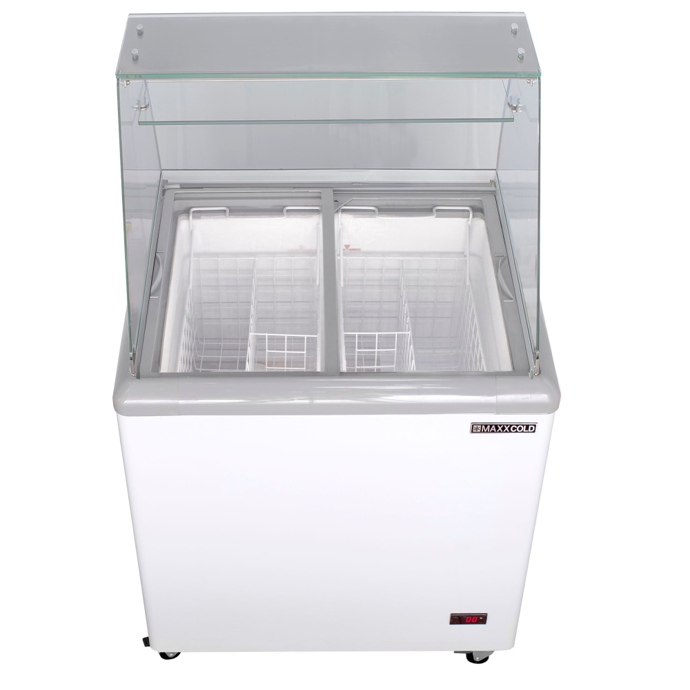Edgecraft Maxx Cold Commercial Ice Cream Dipping Cabinet, 5.8 Cu. Ft, White MPN:MXDC-4