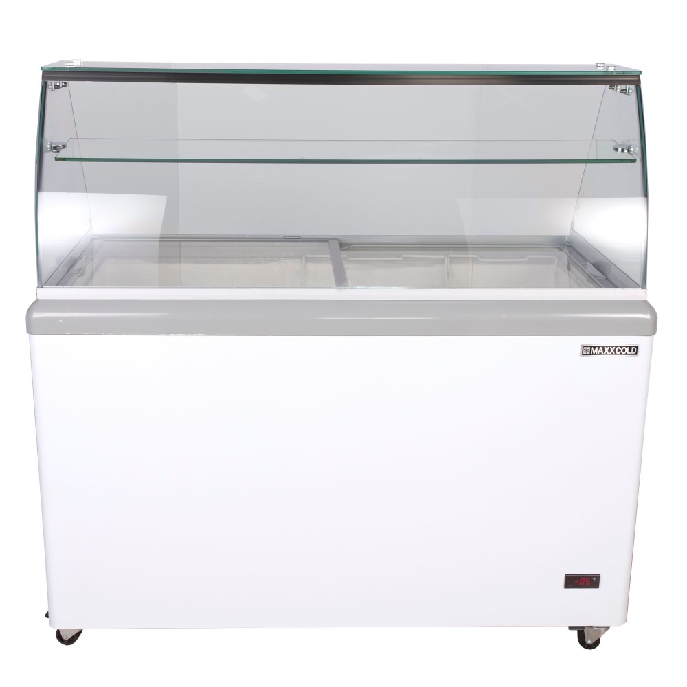 Edgecraft Maxx Cold Commercial Ice Cream Dipping Cabinet, 13.8 Cu. Ft., White MPN:MXDC-8