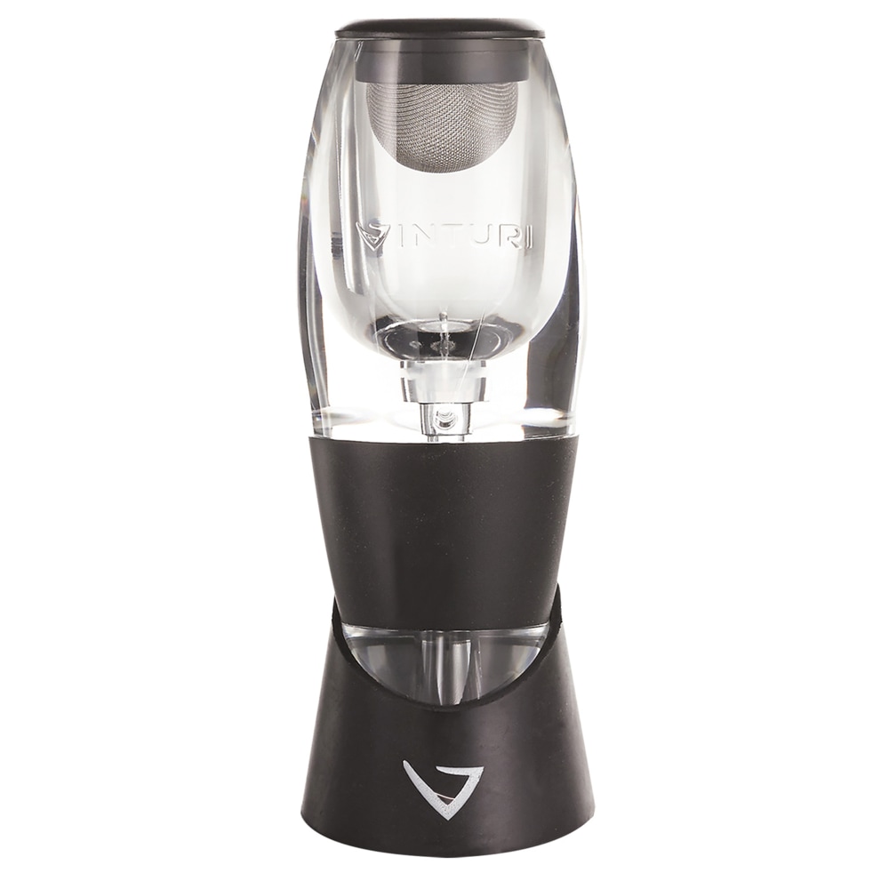 Edgecraft Vinturi Acrylic Wine Aerator, Black MPN:V1010