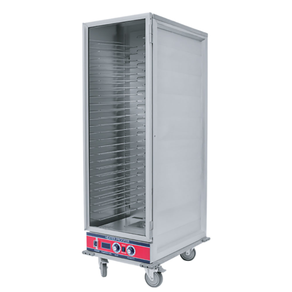 Edgecraft BevLes 25-Tray Proofing Cabinet, 67-11/16inH x 235inW x 22-7/8inD, Gray MPN:HPC-7125-A