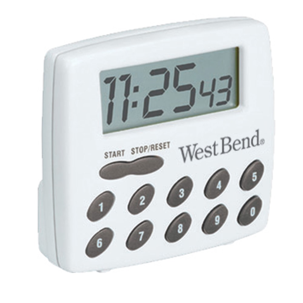 West Bend Single Channel 100-Hour Countdown Timer, White MPN:40005X