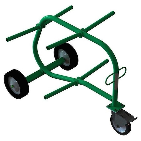 Wire Caddy, Wheeled, 6 Spindle, 225Lb Cap MPN:909