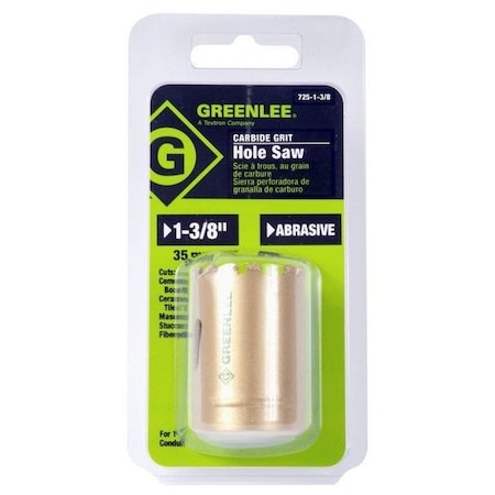 Carbide-Grit Hole Saw, 1-3/8In MPN:725-1-3/8