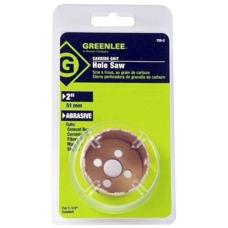 Holesaw Carbide Grit 0.25 Lbs, PK2 MPN:725-2