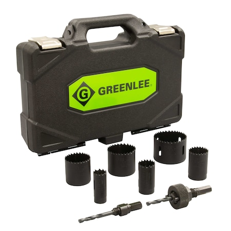 Hole Saw Kit, 2-1/2 in Dia, Variable Pitch MPN:830
