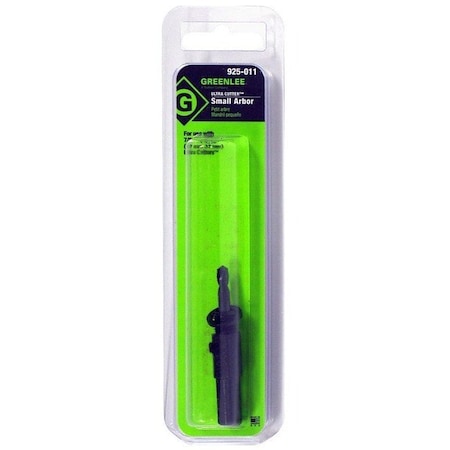 Small Hole Cutter Arbor, 3/16 x 1 1/2 In MPN:925-011