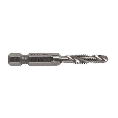 Drill, Tap, Countersink, 2-1/4in, #12-24 MPN:DTAP12-24