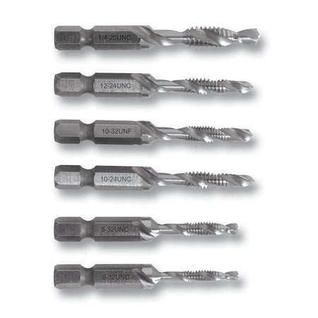 Drill/Tap Countersink, HSS, 8-32 MPN:DTAP8-32