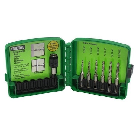 Drill, Tap, Countersink Set, Metric, 6 MPN:DTAPKITM