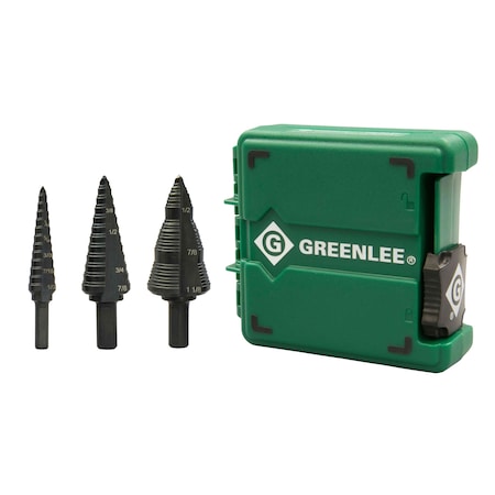 Step Bit Set, 3 Flat Shanks, (#1, 4, 9) MPN:GSBSET3