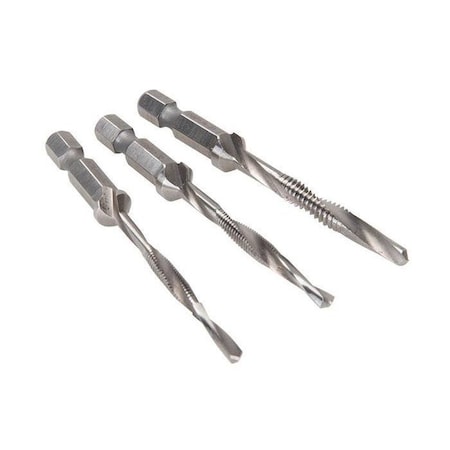 Drill, Tap, Countersink, 3 in, #8-32 MPN:LDTAP8-32