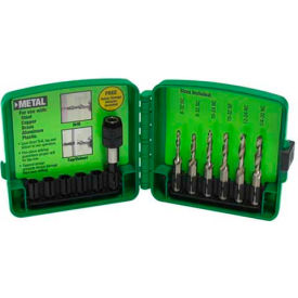 Greenlee DTAPKITM 6-Piece Metric Drill / Tap Set DTAPKITM - Pkg Qty 5