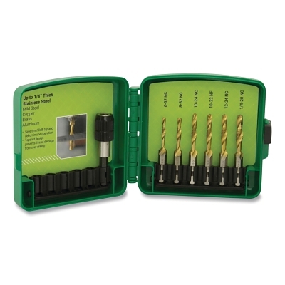 7PC Drill/Tap Bit Kit For Stainless Stl (Stndrd) MPN:DTAPSSKIT