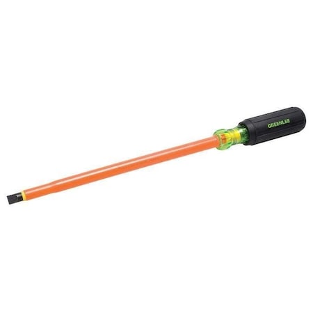 Insulated Slotted Screwdriver 3/8 in Round MPN:0153-17-INS
