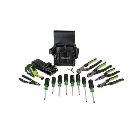 Electricians Tool 16 Pc Kit, Metric MPN:0159-24