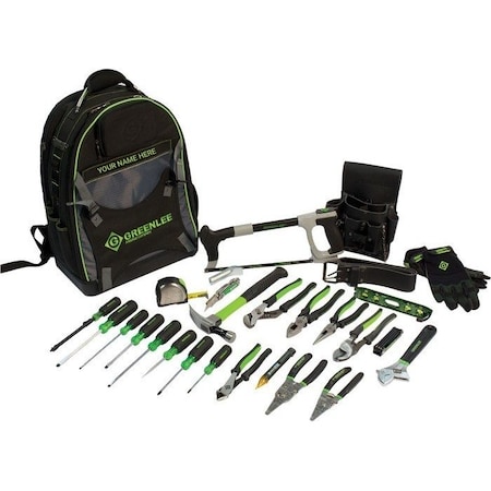 Electricians Tool Kit, 28 pcs., Backpack MPN:0159-28BKPK