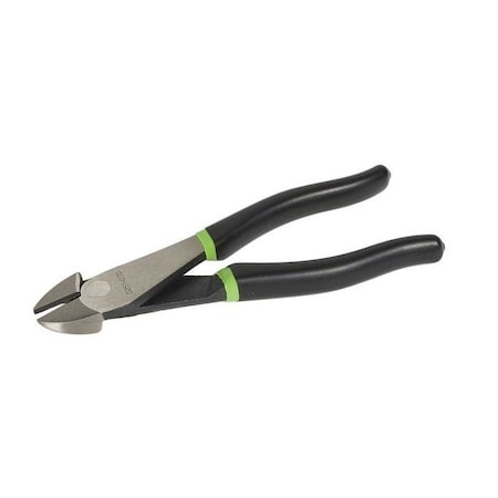8 3/4 in High Leverage Diagonal Cutting Plier Flush Cut Oval Nose Uninsulated MPN:0251-08D