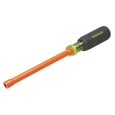Nut Driver, 1/4 in., Hollow, Ins, 6 in. MPN:0253-12NH-INS