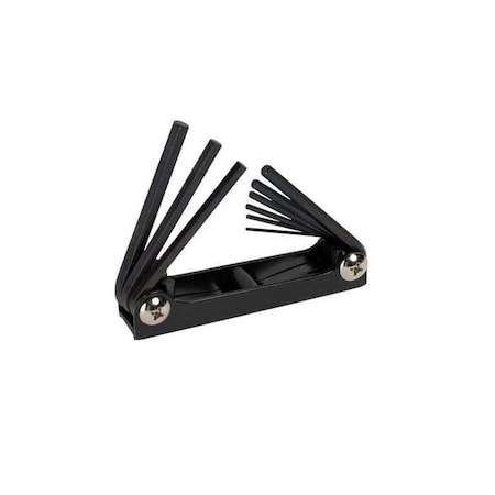 Hex Key Set, 9 Pc. Std. Foldin MPN:0254-11