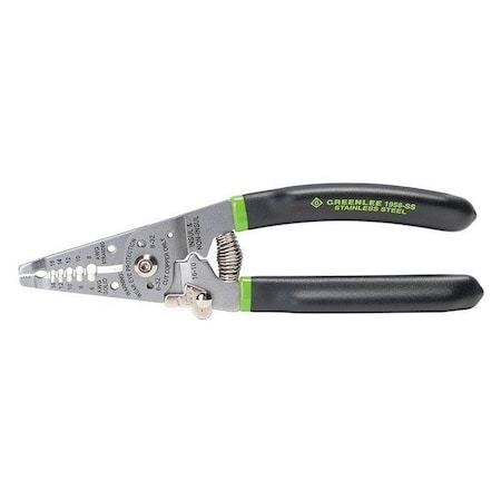 7 1/4 in Wire Stripper Solid: 6 to 16 AWG, 8 to 16 AWG MPN:1956-SS