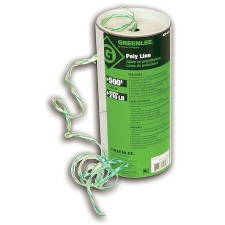 Fishing Line, 500 Ft, Poly Line, 210 lb MPN:430-500