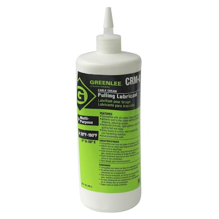 Cbl Wr Pllng, 1 qt., Squeeze Bottle MPN:CRM-Q