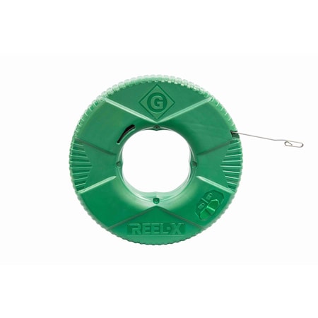 Steel Fish Tape, Shape Flat, 1/4