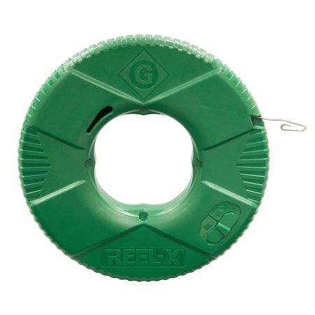 Steel Fish Tape, Shape Flat, 1/8