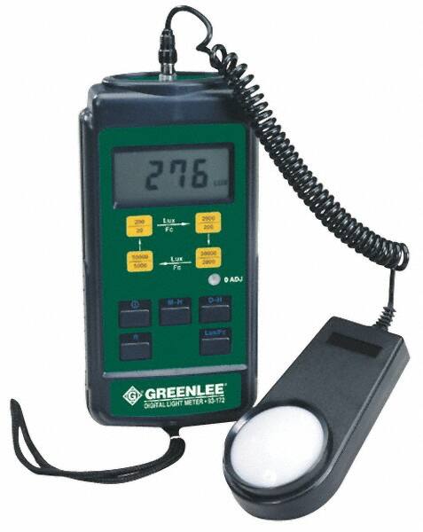 Light Meters, Compatible Lighting: Fluorescent, Halogen, High Pressure Sodium, Incandescent MPN:93-172