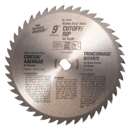 9 In Circular Saw Blade MPN:L088009