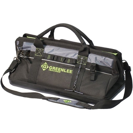 Tool Bag, Polyester, Black, 29 Pockets MPN:0158-21
