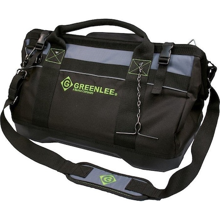 Tool Bag, Polyester, Black, 19 Pockets MPN:0158-22