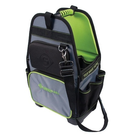 Tool Bag, Polyester, Black, 32 Pockets MPN:0158-29