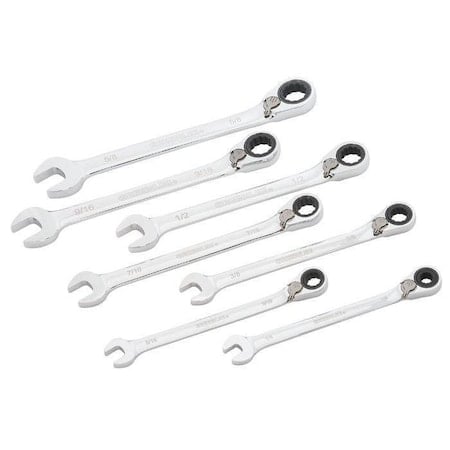 7-Pc Combo Ratchetingwrench Set MPN:0354-01