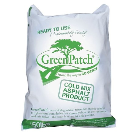 Cold Patch, Bag, Black, Cold Mix Asphalt MPN:GP50