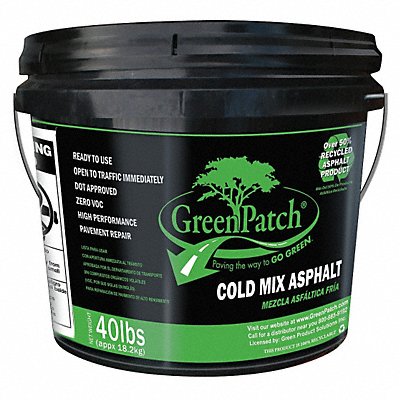 Cold Patch Cold Mix Asphalt 40 lb MPN:GP40P