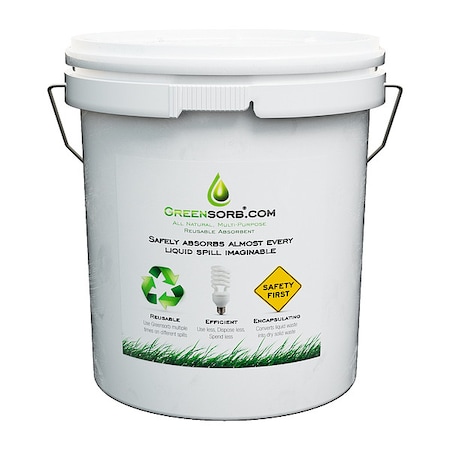 Granular Sorbent, Bentonite, Diatomaceous Earth, Montmorillonite, 10 lb lb, Pail, J1 MPN:GS-10
