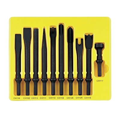 10 PC. General Service Chisel Set - .401 Shank MPN:CS110