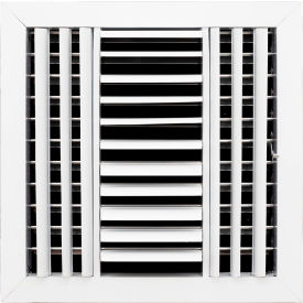 ACAMINAIRE 3-Way Aluminum Ceiling Diffuser 12