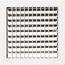 ACLAMINAIRE Aluminum Adjustable 1-Way Deflection Wall Register 10