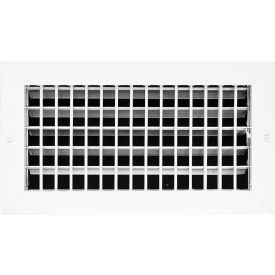 ACLAMINAIRE Aluminum Adjustable 1-Way Deflection Wall Register 10
