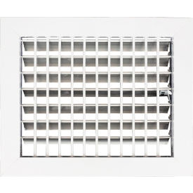 ACLAMINAIRE Aluminum Adjustable 1-Way Deflection Wall Register 10