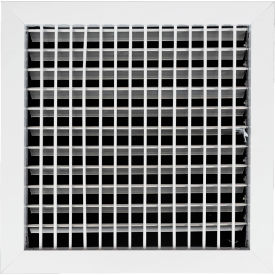 ACLAMINAIRE Aluminum Adjustable 1-Way Deflection Wall Register 12