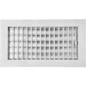 ACLAMINAIRE Aluminum Adjustable 1-Way Deflection Wall Register 12