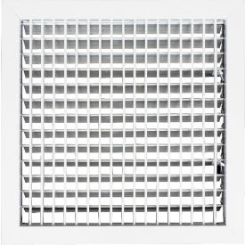 ACLAMINAIRE Aluminum Adjustable 1-Way Deflection Wall Register 14