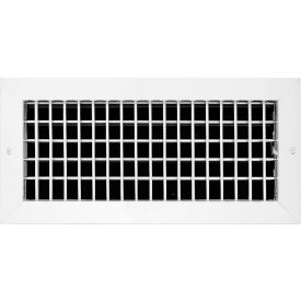 ACLAMINAIRE Aluminum Adjustable 1-Way Deflection Wall Register 14